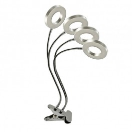 USB фито лампа для растений White LED Plants 40-4, 40 Вт, 4 светильника, белый свет